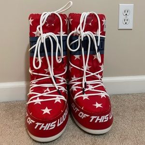 Moon Boot Shoes Brand New Moon Boots Iconic Retrobiker Star